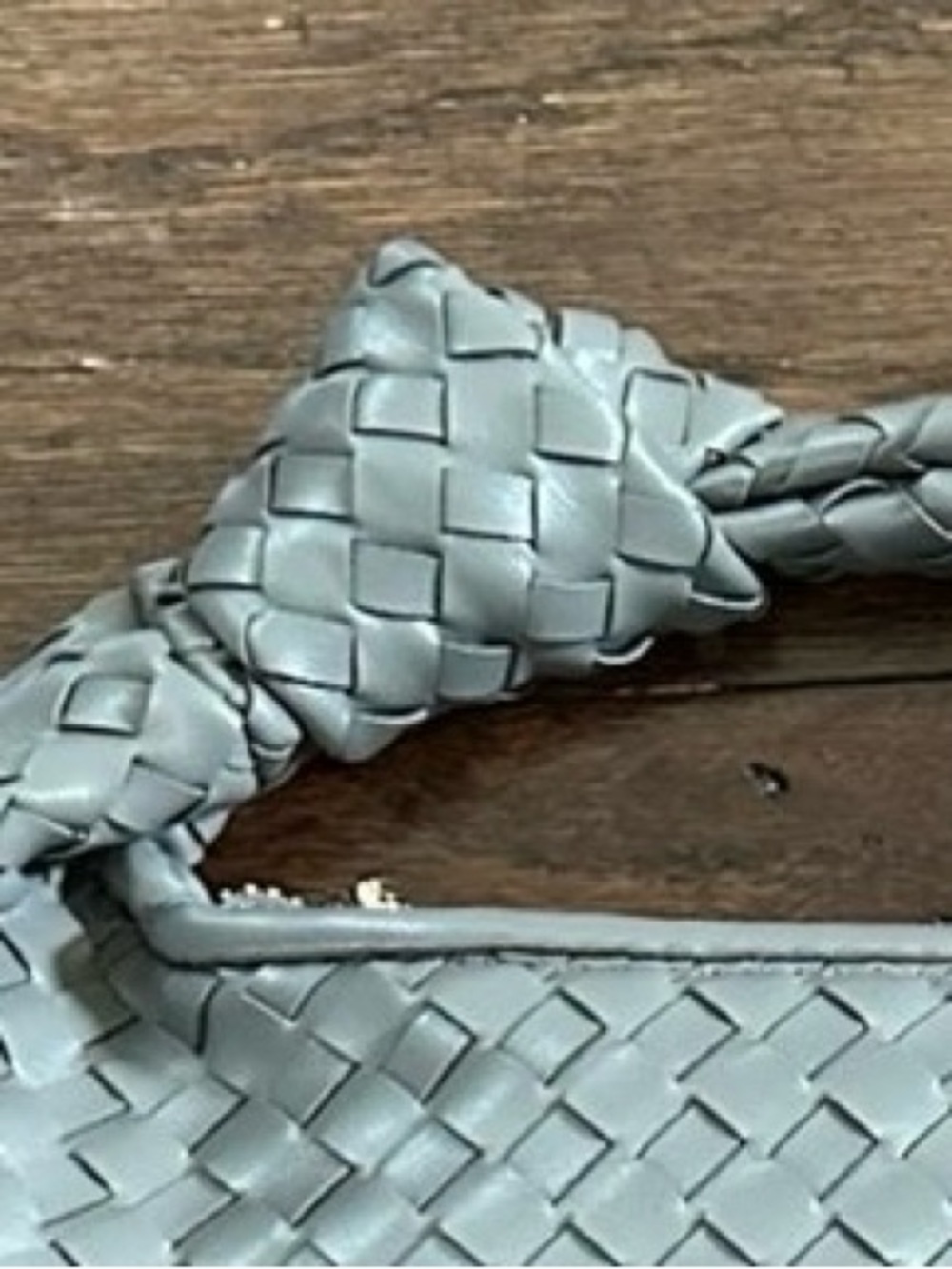 Anthropologie Melie Bianco Mini Brigitte Satchel Gray-NWT - Picture 10 of 13